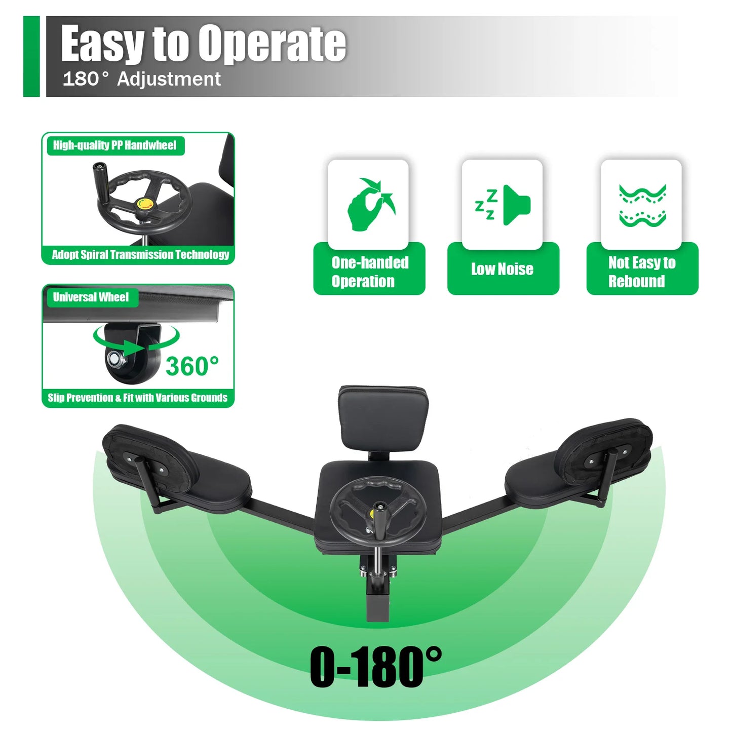 220lbs Leg Stretcher Fitness Training Equipment Yoga Split Leg Stretching Machine Mechanical Stretching Home Gym Exercise