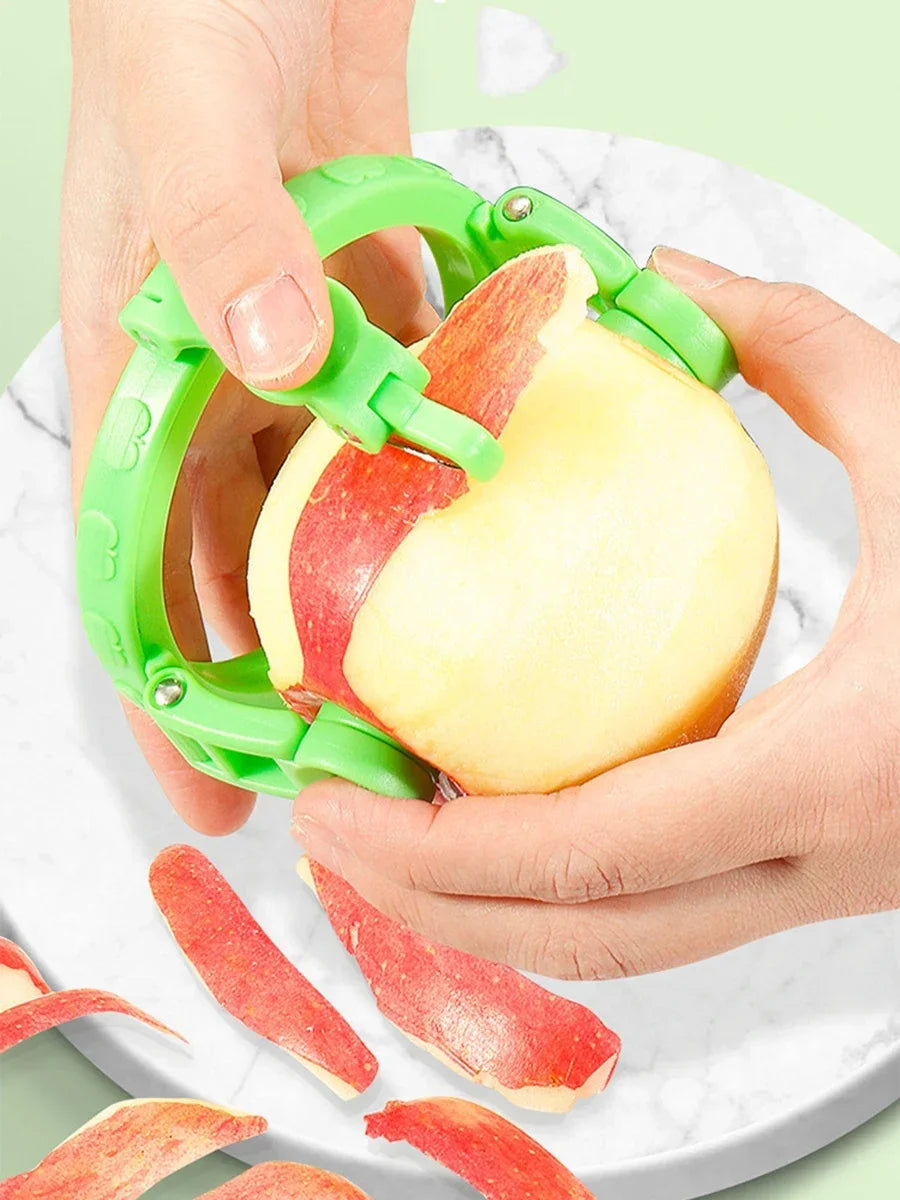 Handheld Rotating Peeler for Apple Pear Kitchen Gadget Fruit Spiralizer Peeler Machine Gift Ideas