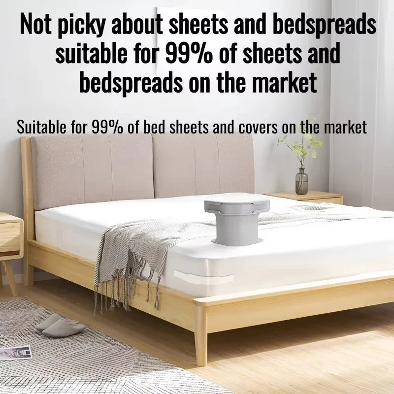 Invisible Bed Sheet Holder Clips No Slip NeedleFree Grippers Secure Safe Bedding Anti-Shift Fasteners for Home/Crib/Elderly Beds