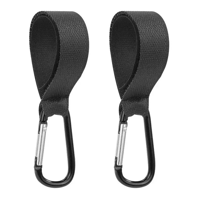 2/3/5pcs Baby Stroller Hook Strollers Accessory Aluminum Alloy Hooks Hook and Loop Fasteners Diaper Bag Hanger Organizer Hook