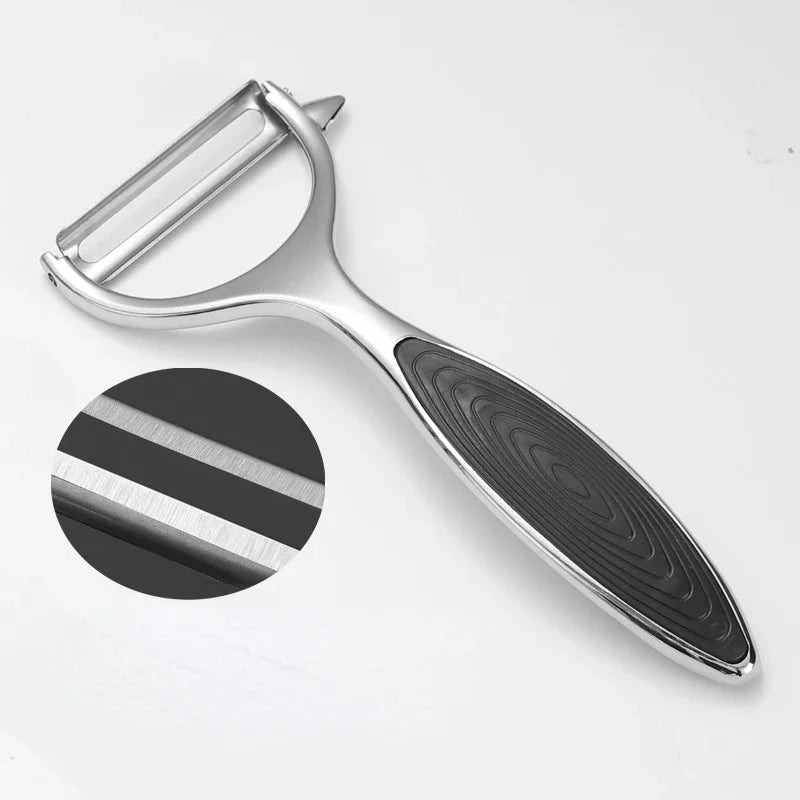 304 Stainless Steel Peeler Beam Kitchen Multi-Function Potato Peelers Vegetable Y-Shaped Rotatable Peeler Kitchen Accessories