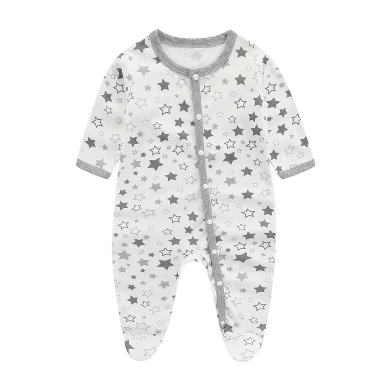 Newborn Baby Bodysuit 2024 Spring Baby Clothes Summer Girl Romper Soft Boys Jumpsuit Cartoon Children's Clothes 0 to 9 Months