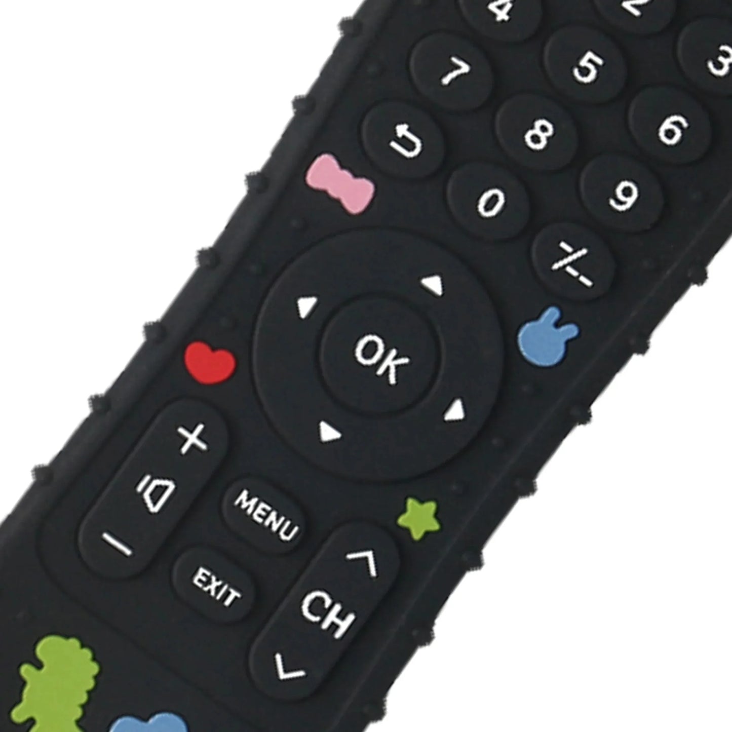 1/4PCS Silicone Baby Toys TV Remote Control Shape Teether Toy BPA Free Silicone Teething Chewing Toy Sensory Baby Accessories