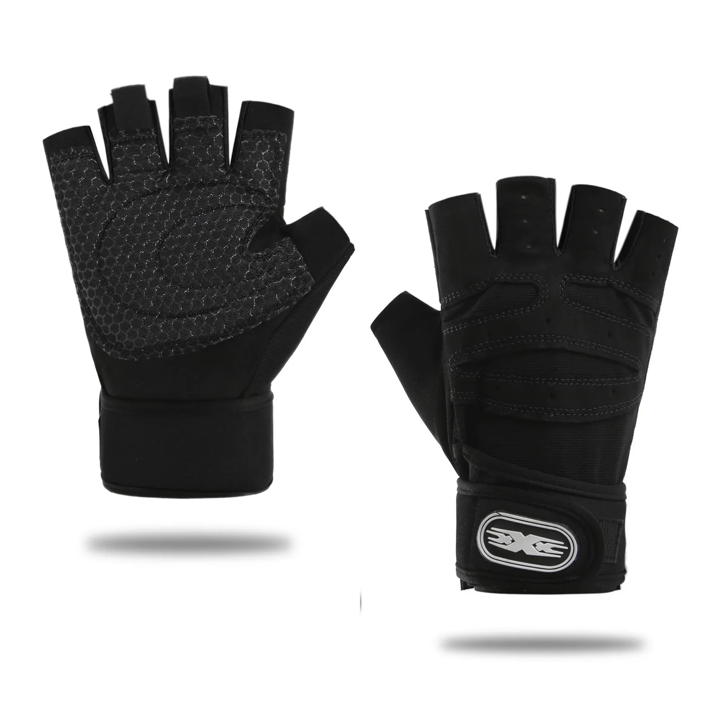 Gym Gloves for Men Women Crossfit Dumbbells Straps Gym Accessories Weight Lifting Bodybuilding Training Exercise Fitness Gloves