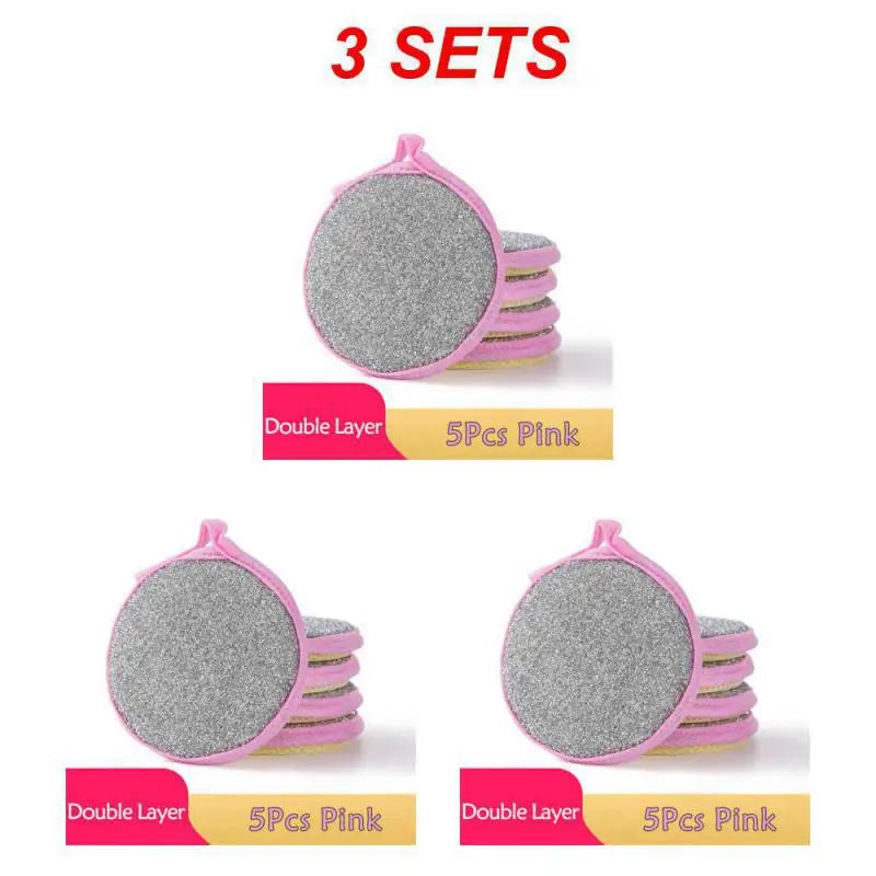 Dishwashing Sponge Reusable Washable Sponges Double Side Magic Sponge To Wash Dishes Useful Things for Kitchen Clean Tools