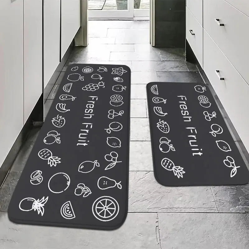 VIKAMA American Country Kitchen Floor Mats Non-Slip Absorbent Blessing Decorative Aisle Sink Carpet Home Decoration