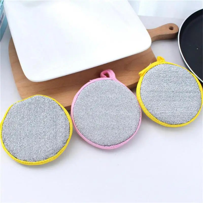 Dishwashing Sponge Reusable Washable Sponges Double Side Magic Sponge To Wash Dishes Useful Things for Kitchen Clean Tools