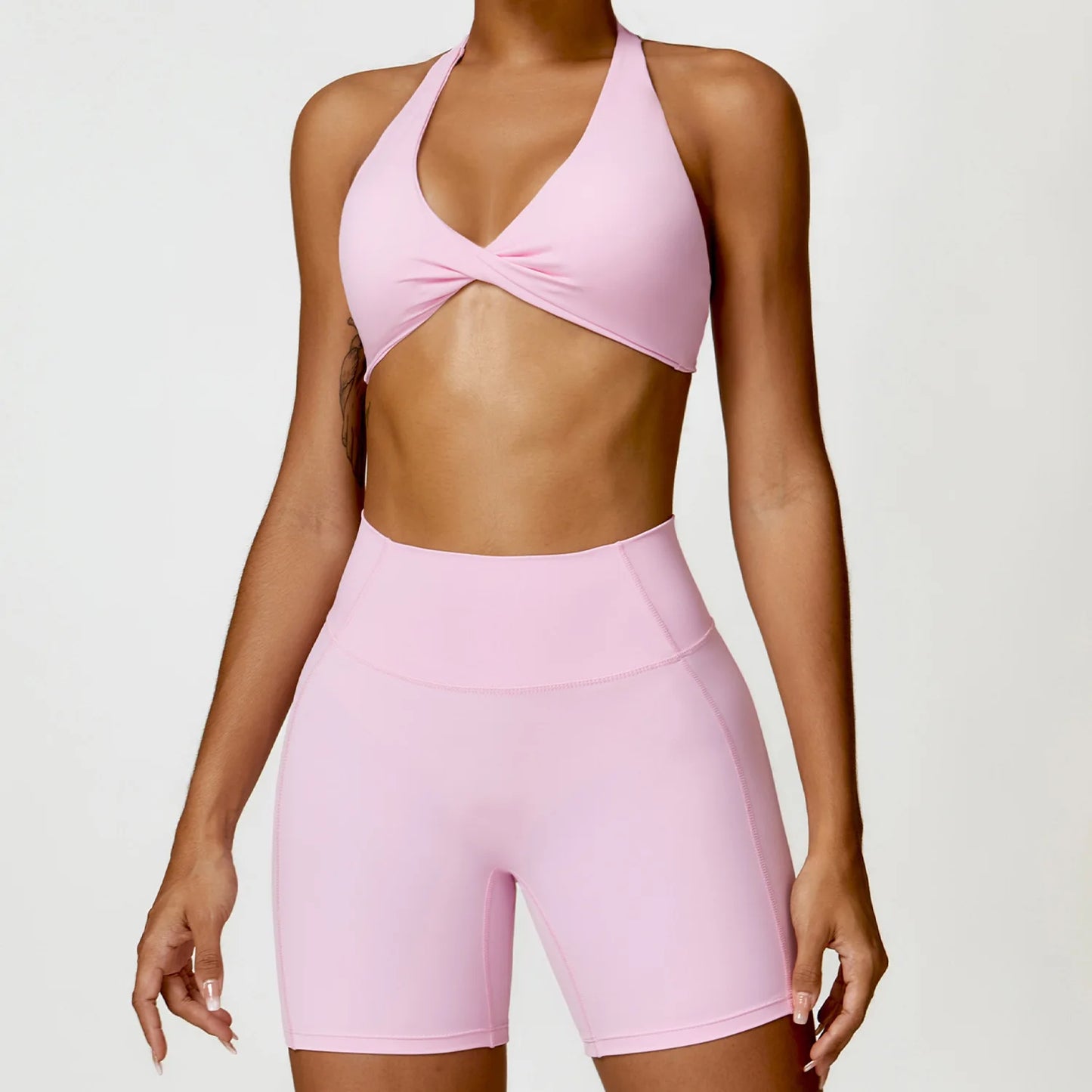 Women Seamless Yoga Set 2PCS Gym Workout Clothes for Female Push Up Bra High Waist Leggings Sexy Fitness Sportswear Sports Suits