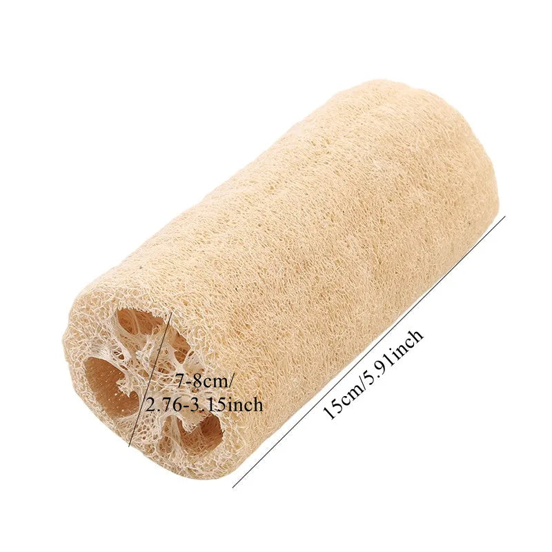 1PC Organic Loofahs Loofah Spa Exfoliating Scrubber natural Luffa Body Wash Sponge Remove Dead Skin Made Soap