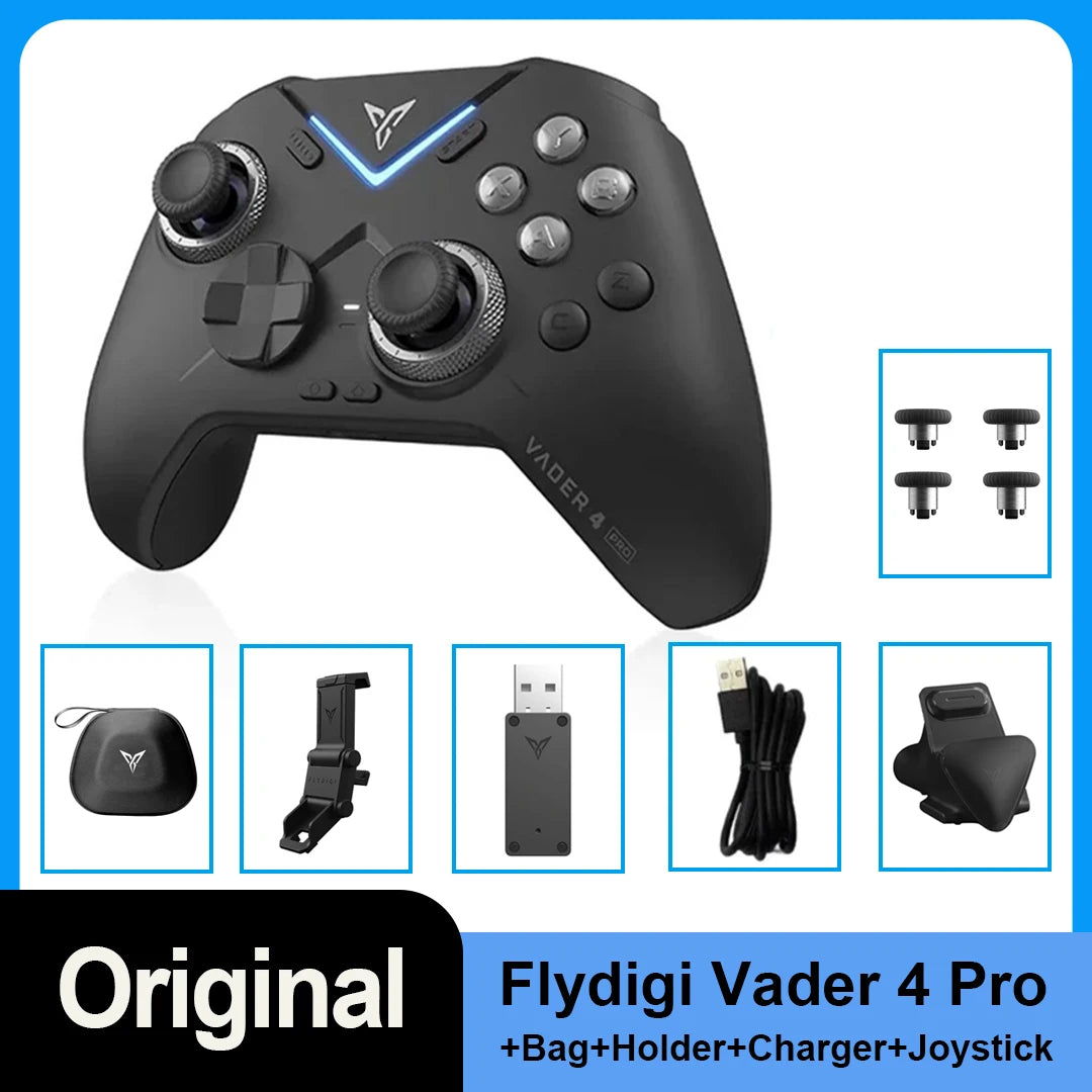 Flydigi Vader 4 Pro Game Controller Gamepad Athletic Elite Handle Wireless Gaming Controllers With Hall Rocker For Switch PC IOS