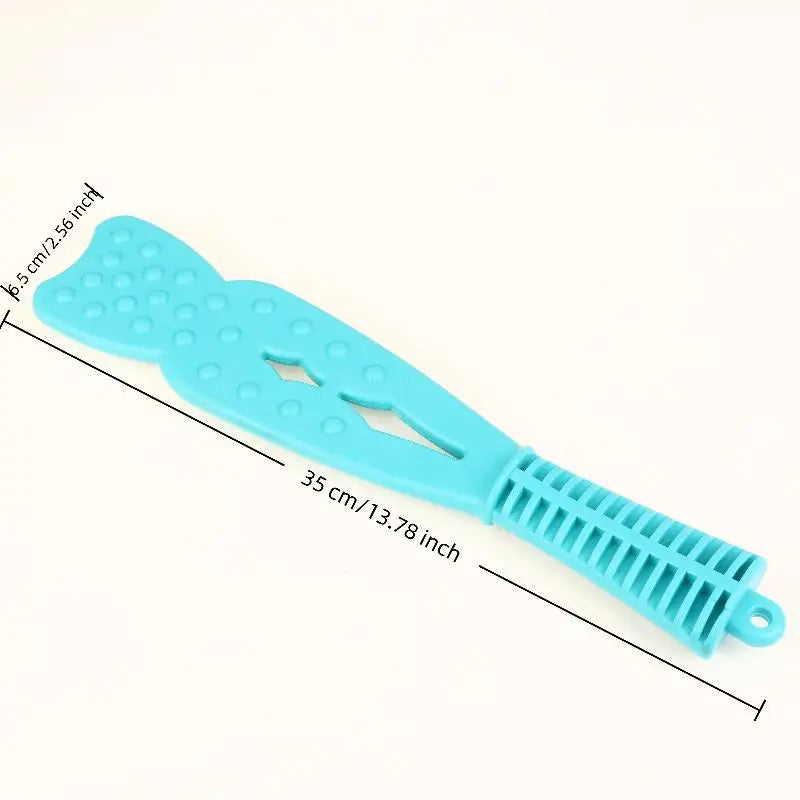 Health Care Hammer Non Slip Handle Elastic Durable Massage Acupoint Back Stick Pat Tool Mini Massager For Muscles Scar Fitness
