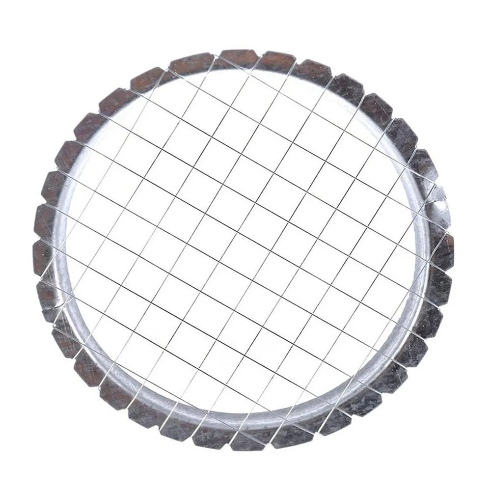 Stainless Steel Egg Slicer Cutter Mesh Grid Vegetable Fruit Chopper For Salad Dessert Potato Cube Grid Cutting Kitchen Gadgets