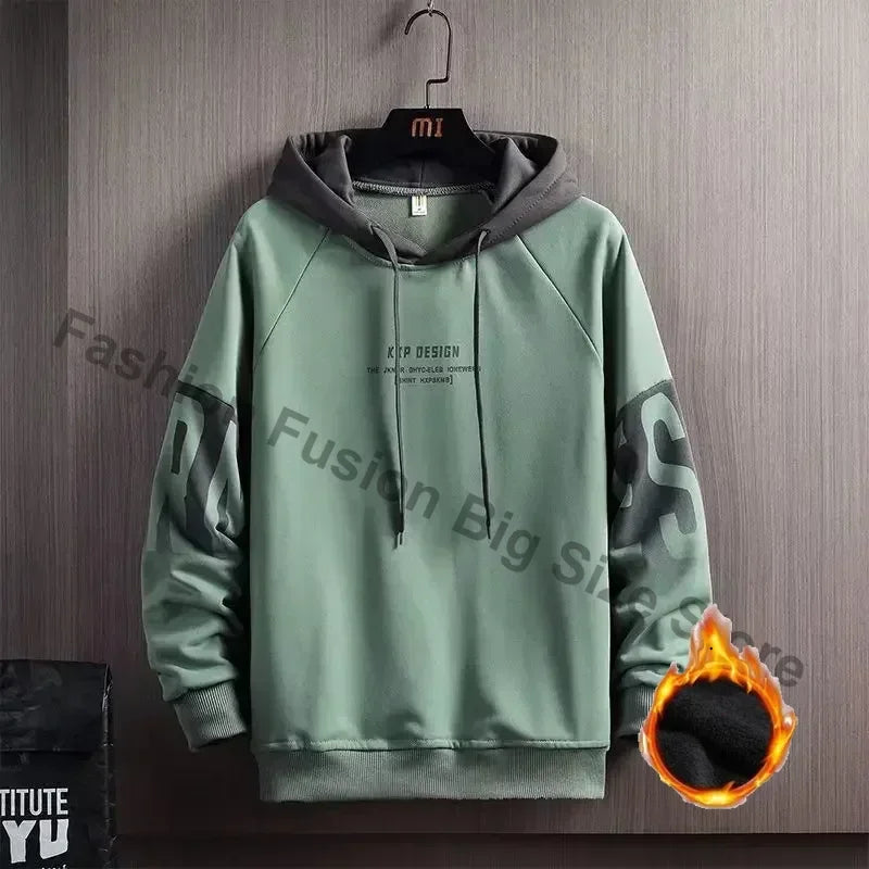 Men's Hoodies Spring Autumn Fashion Harajuku Letter Print Hoodies Sweatshirts Men Streetwear Trend Men Clothing Hip Hop Tops